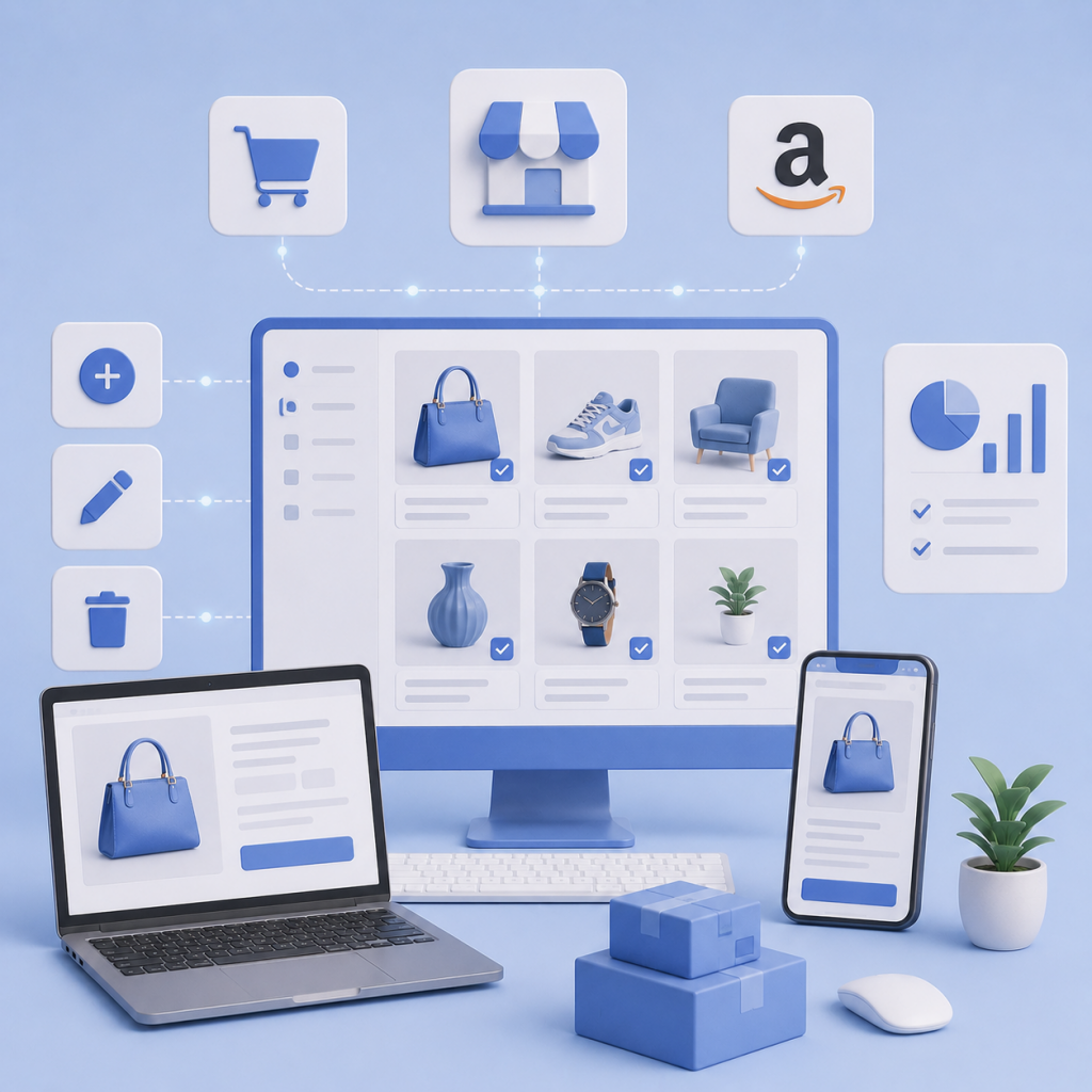 Services product listing automation