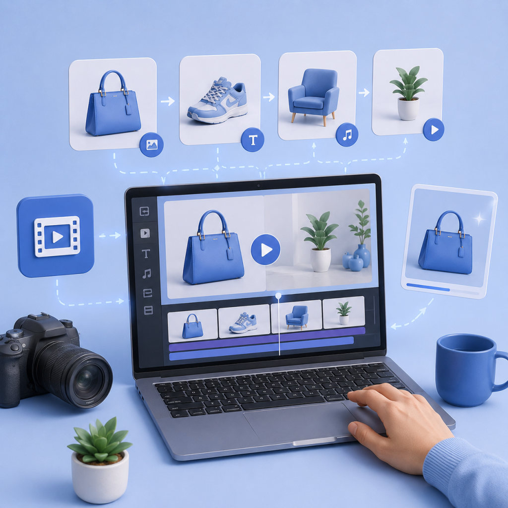 Services video slideshow automation